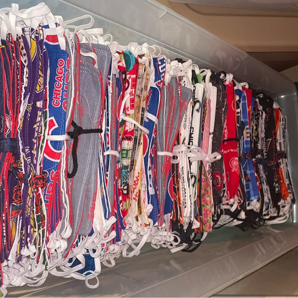 250 Adult 40 Child Face Masks Sports